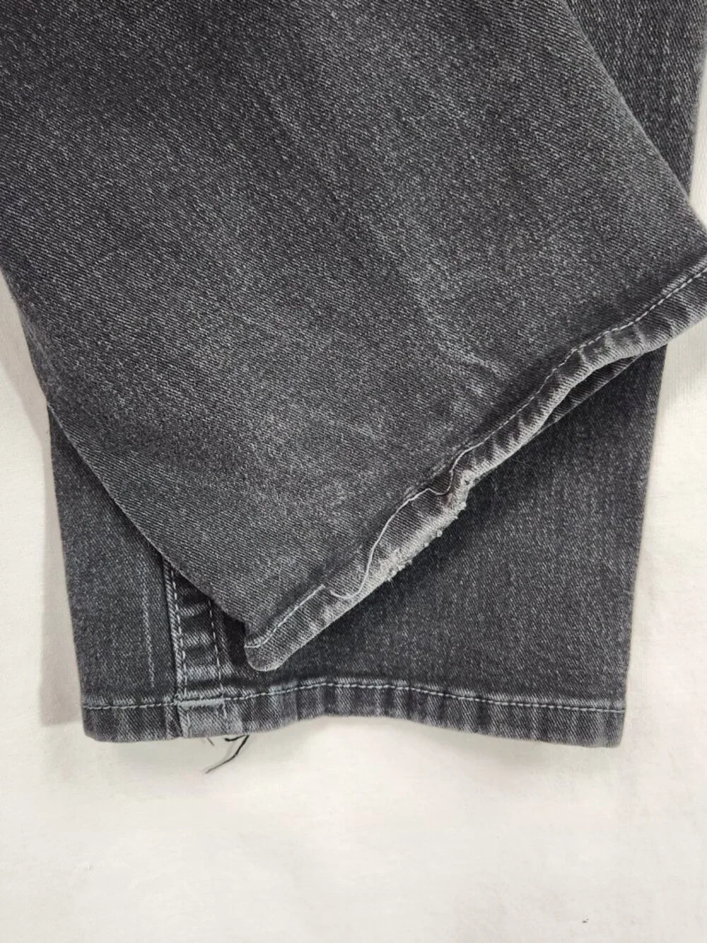 True Religion Brand Jeans Ricky Relaxed Straight Mens 36 Y2K Button Flap Black